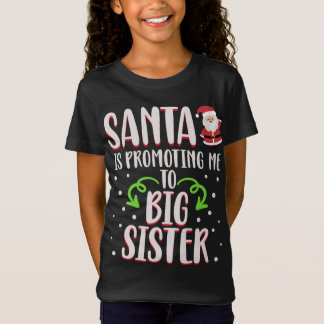T-Shirt Père Noël Drôle Me Promet À La Grande Soeur Christ