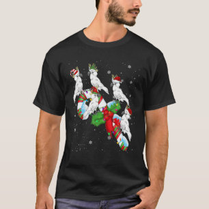 T-shirt père Noël ELF Cockatoo Sur Candy Christmas Lights 