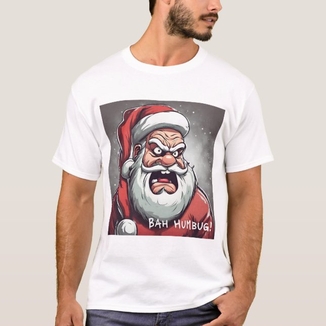 T-shirt Père Noël en colère ! (Devant)