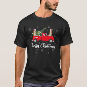 T-shirt Père Noël équitation Arbre de Noël Camion Cocker S