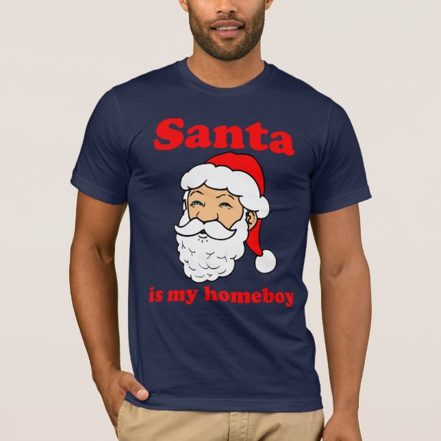 T-shirt Père Noël est mon homeboy (Devant)