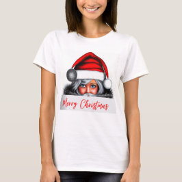 T-shirt Père Noël est une fille !