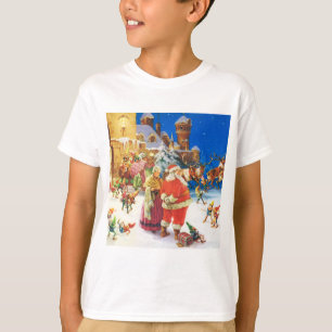 T-shirt Père Noël et Mme Claus, réveillon de Noël, le