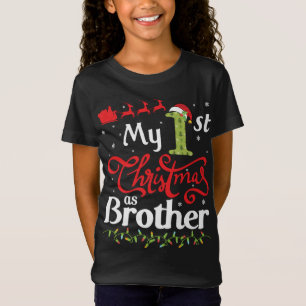 T-Shirt Père Noël Et Reindeer Noel Costume Mon 1Er Noël A