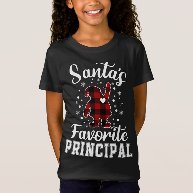 T-Shirt Père Noël Favori Principal Funny Noël (Devant)