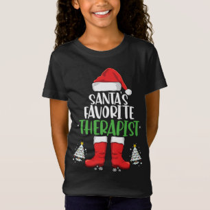 T-Shirt Père Noël Favori Taco Manger Elf Famille de Noël