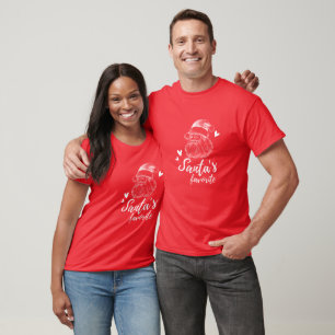 T-shirt Père Noël Favorite Christmas Tee