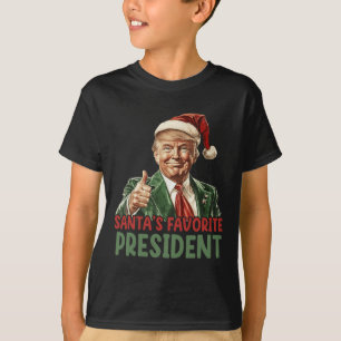 T-shirt Père Noël Favorite Président Trump Noël 2024