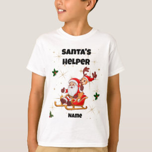T-shirt père Noël Helper Christmas