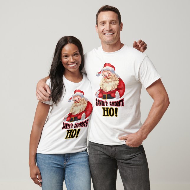 T-shirt Père Noël - Ho favori (Unisexe)