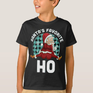 T-shirt Père Noël Ho favori - Noël Naughty Père Noël Noël