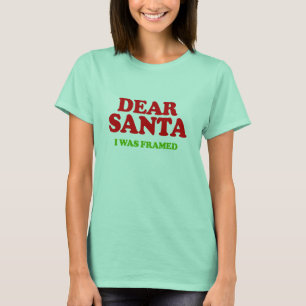 T-shirt Père Noël J'ai été encadré — Humour de vacances -.
