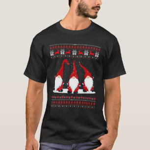 T-shirt Père Noël Jardin Nain Joyeux Noël