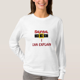 T-SHIRT PÈRE NOËL *JE PEUX EXPLIQUER" LADIE'S