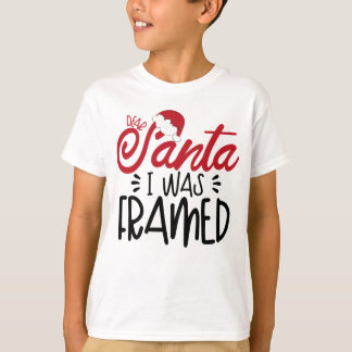 T-shirt père Noël J'étais encadrée