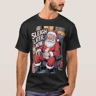 T-shirt Père Noël joueur