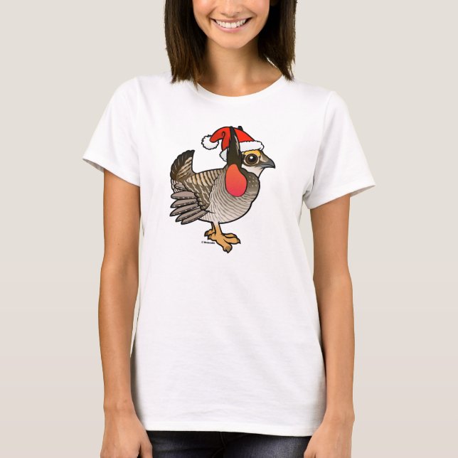 T-shirt Père Noël Lesser Prairie-Chicken (Devant)