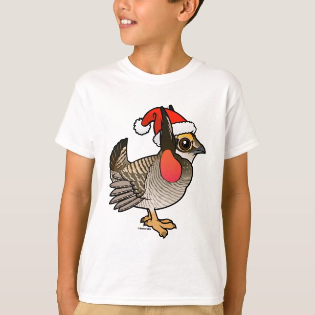 T-shirt Père Noël Lesser Prairie-Chicken (Devant)