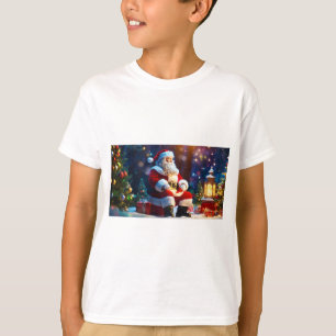 T-shirt "Père Noël Little Helper : Festive Boy's Tee" ?
