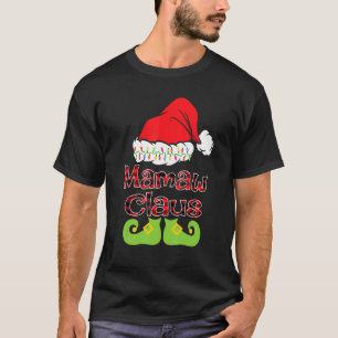 T-shirt Père Noël Mamaw Claus Famille de jumelage de Noël
