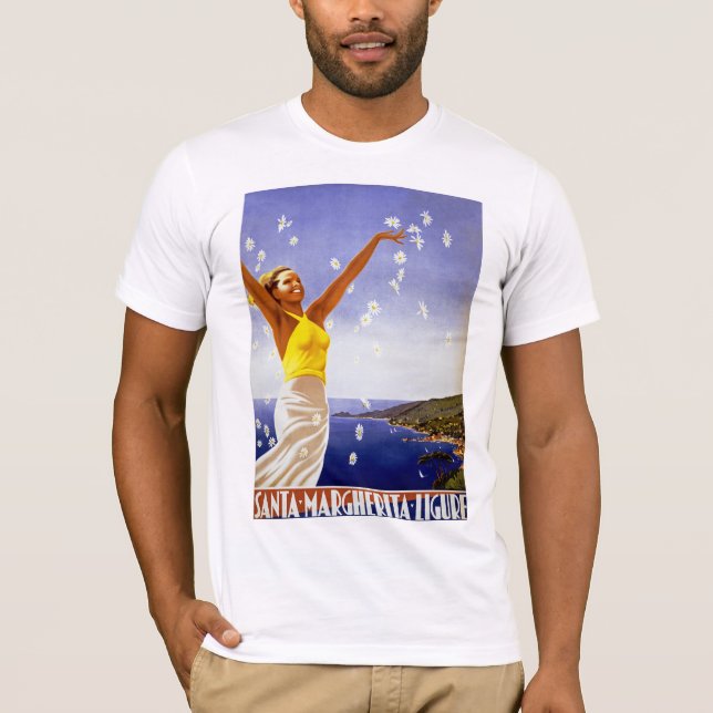 T-shirt Père Noël Margherita Ligure (Devant)