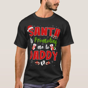 T-shirt Père Noël M'Encourage À Paître Empreinte Empreinte