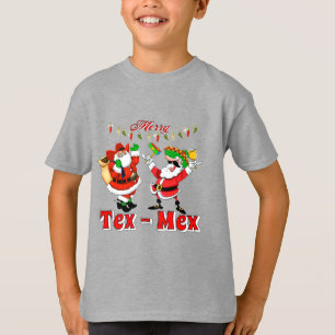 T-shirt Père Noël Mexicaine Père Noël Merry TEX-MEX