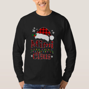 T-shirt père Noël Mimi Claus Famille de jumelage de Noë