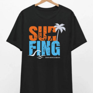 T-shirt père Noël Monica Surfing