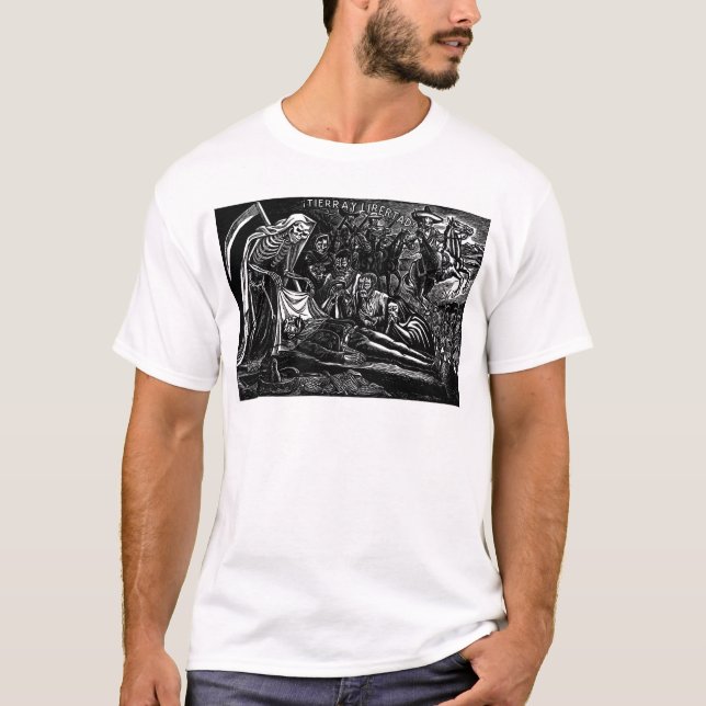 T-shirt Père Noël Muerte et le soldat C. Mexique 1951 (Devant)