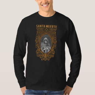 T-shirt Père Noël Muerte Mexicaine Deity Sugar Skull Sata