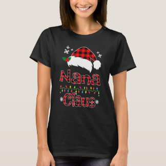 T-shirt Père Noël Nana Claus Famille de jumelage de Noël