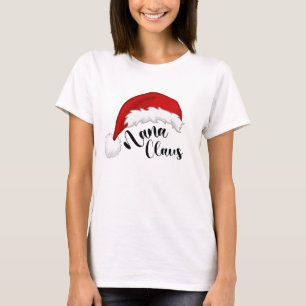 T-shirt Père Noël Noël Nana Claus