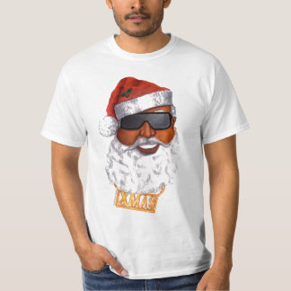 T-shirt Père Noël noir