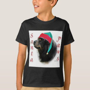 T-shirt Père Noël Paws, le Mastiff Tibétain