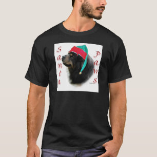 T-shirt Père Noël Paws, le Mastiff Tibétain