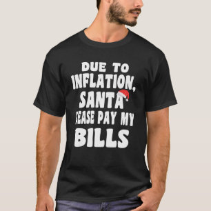 T-shirt Père Noël Payer mes factures Adultes Pajama de Noë