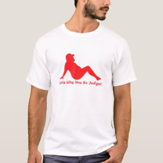 T-shirt Père Noël Pourquoi Tu Es Jugée ? Noël amusant jeu