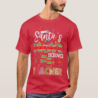 T-shirt Père Noël Professeur de sciences favori Noël Buffa