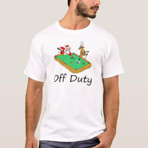 T-shirt Père Noël qui n'est pas de service (jouant la