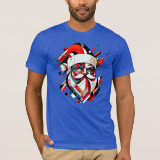 T-shirt Père Noël rétro-futuriste