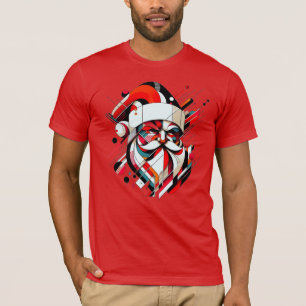 T-shirt Père Noël rétro-futuriste