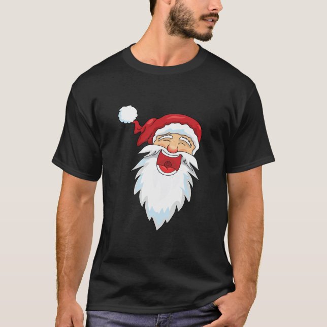 T-shirt Père Noël riant (Devant)