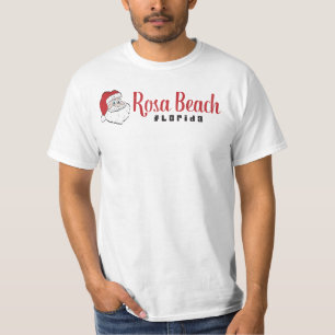 T-shirt Père Noël Rosa Beach Florida (Santa Clau