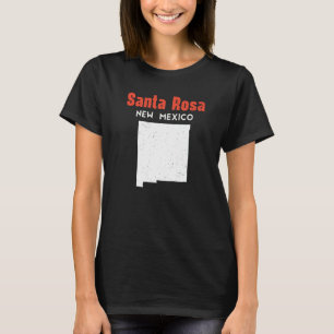 T-shirt Père Noël Rosa États-Unis Voyage Nouveau Mexique N