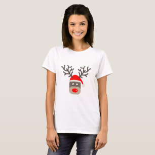 T-shirt Père Noël Rudolf
