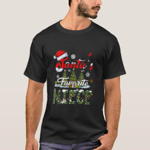 T-shirt Père Noël s Favorite Niece Funny Family Matching G