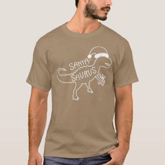 T-shirt Père Noël Saurus Sauropods Noël