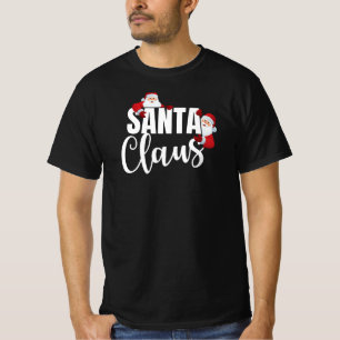 T-shirt Père Noël   Simple style élégant minimaliste Noël