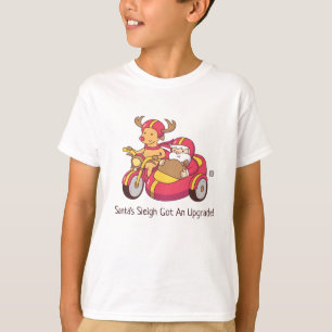 T-shirt Père Noël Sleigh A Une Mise À Niveau Drôle Noël